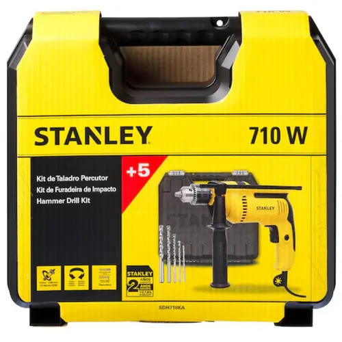 Furadeira de Impacto 1/2" (13mm) 710w 220v com Maleta Sdh710kab2 - Stanley