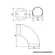 Curva para Corrimão Perfil Redondo Tmb-096 - Pichu Acessórios