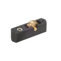 Roldana Simples de Nylon para Vitrine com Rolete Latão - Pichu Acessórios