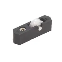 Roldana Simples de Nylon para Vitrine com Rolete Nylon - Pichu Acessórios