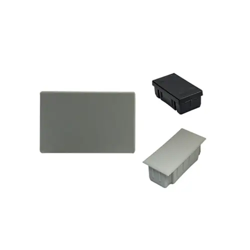 Tampa Retangular de Nylon 2"x1.1/2" (50,8x38,1mm) - Pichu Acessórios