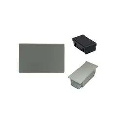 Tampa Retangular de Nylon 2"x1.1/2" (50,8x38,1mm) - Pichu Acessórios