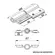 Dobradiça de Encaixe Linha25/suprema Sd771 Reta - Guaru