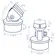Conexão Angular Tubo 1.1/2" (tub-069) Rs0256 - Alutim