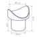 Conexão Tubo 1.1/2" X 2" (tub-069xtub-610) Rs0133 - Alutim
