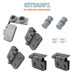 Kit de Acessórios para Box Sanfonado (camarão) Kitsanf1 - Vsm