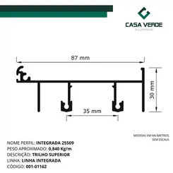 Integrada 25509 - Preto Fosco