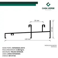 Integrada 25510 - Preto Fosco
