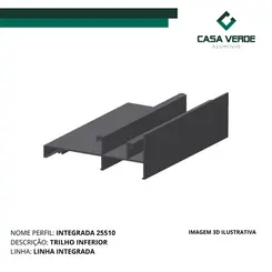 Integrada 25510 - Preto Fosco