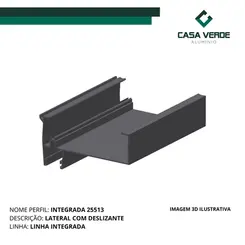 Integrada 25513 - Preto Fosco