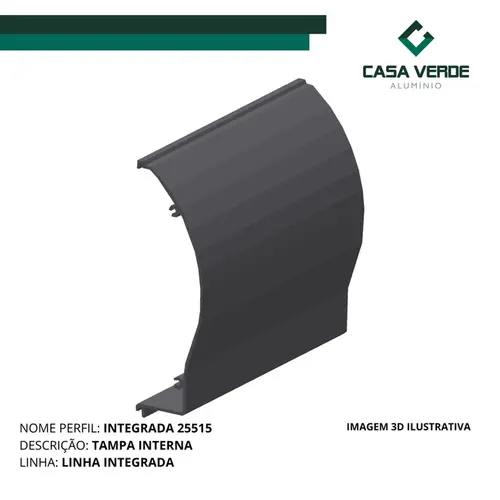 Integrada 25515 - Preto Fosco