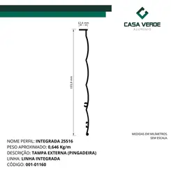 Integrada 25516 - Preto Fosco