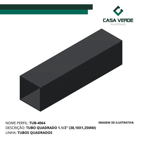 Tub-4064 - Preto Fosco