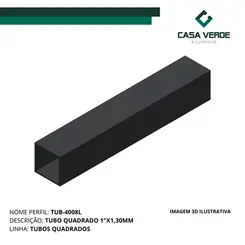 Tub-4008l - Preto Fosco