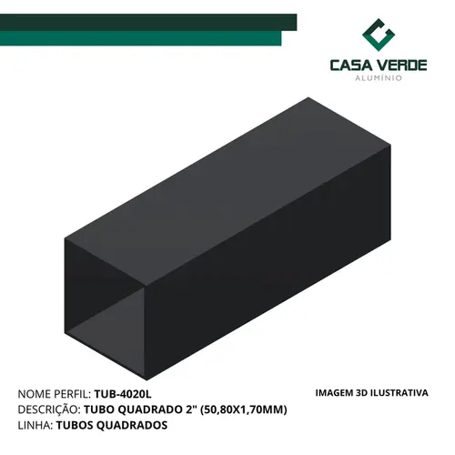 Tub-4020l - Preto Fosco