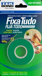 Fita Acrílica Dupla Face Interno 12mmx2m - Tekbond